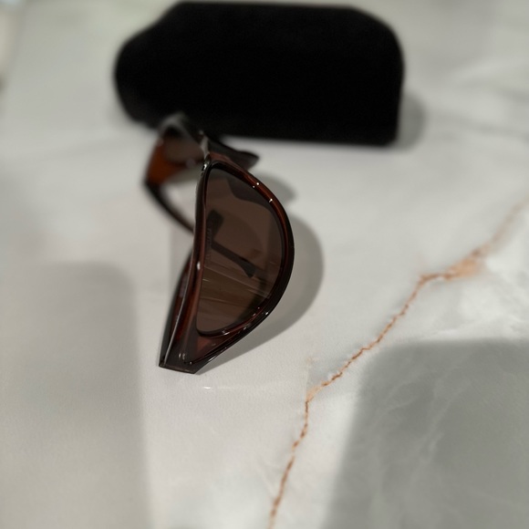 Balenciaga brown wrap around sunglasses main image 2